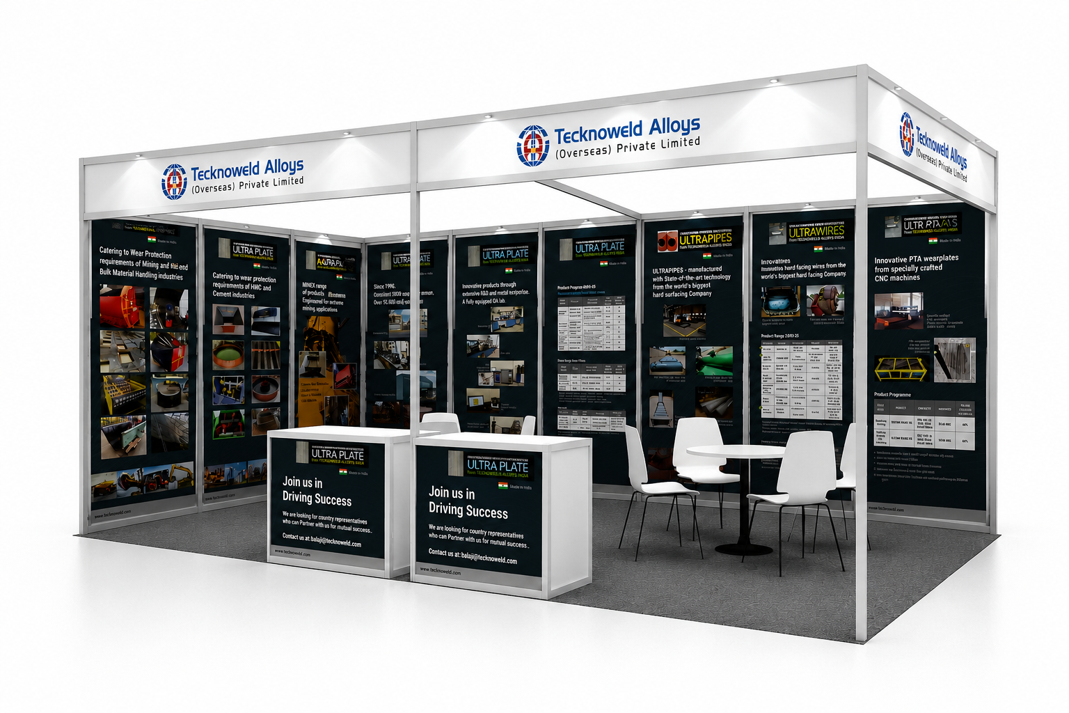 MINExpo 2024 10x20 Booth for Tecknoweld in Las Vegas