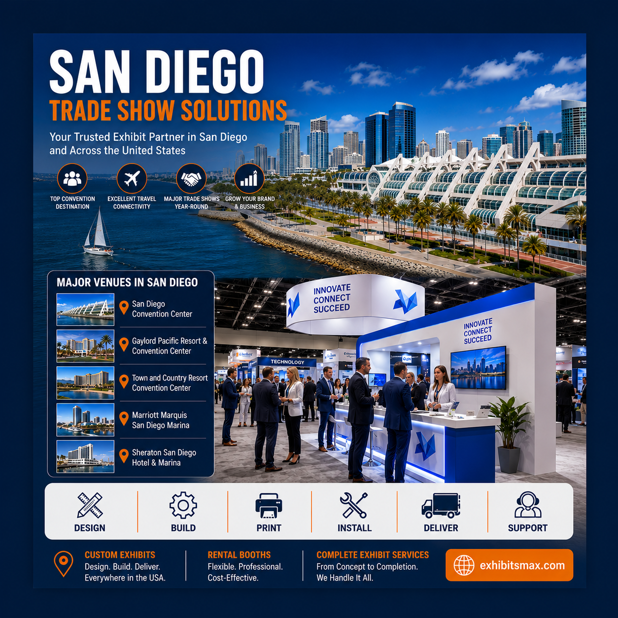 Trade Show Booth Design & Exhibit Builder in San Diego, California