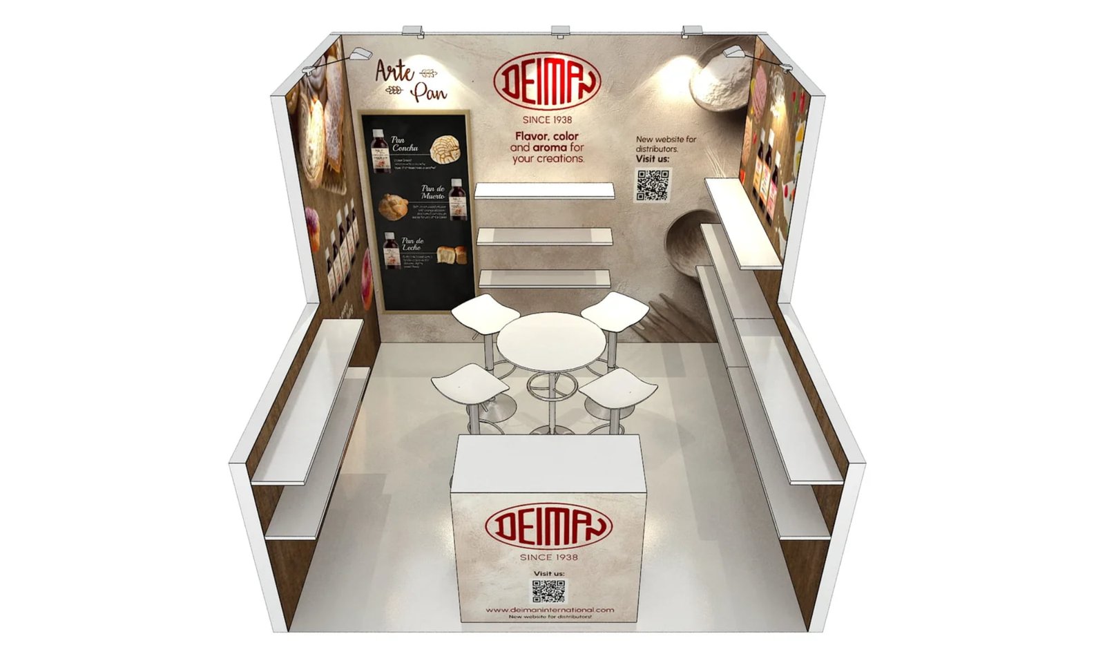 IBIE 2025 10x10 Booth for Deiman in Las Vegas