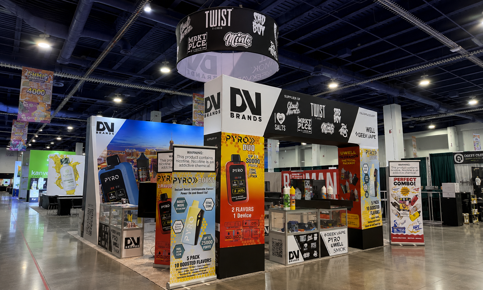 Champs 2024 20x20 Booth for Daddys in Las Vegas
