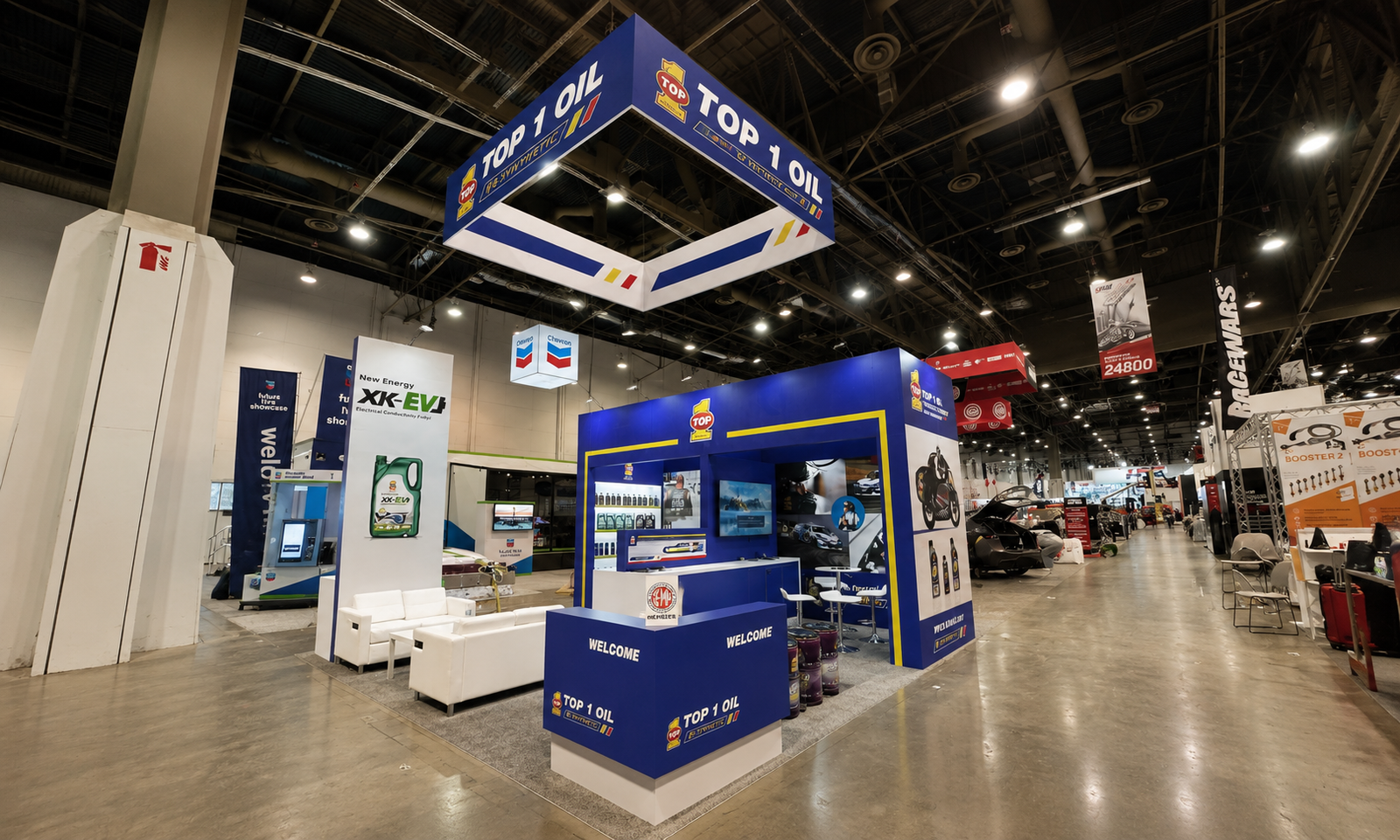 SEMA 2024 20x20 Booth for Top 1 Oil in Las Vegas