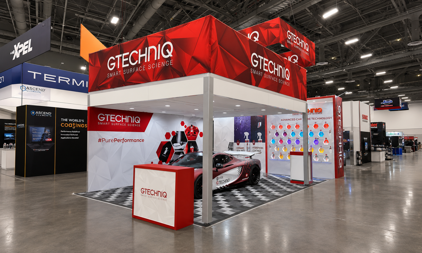 SEMA 2024 20x50 Booth for GTECGNIQ in Las Vegas
