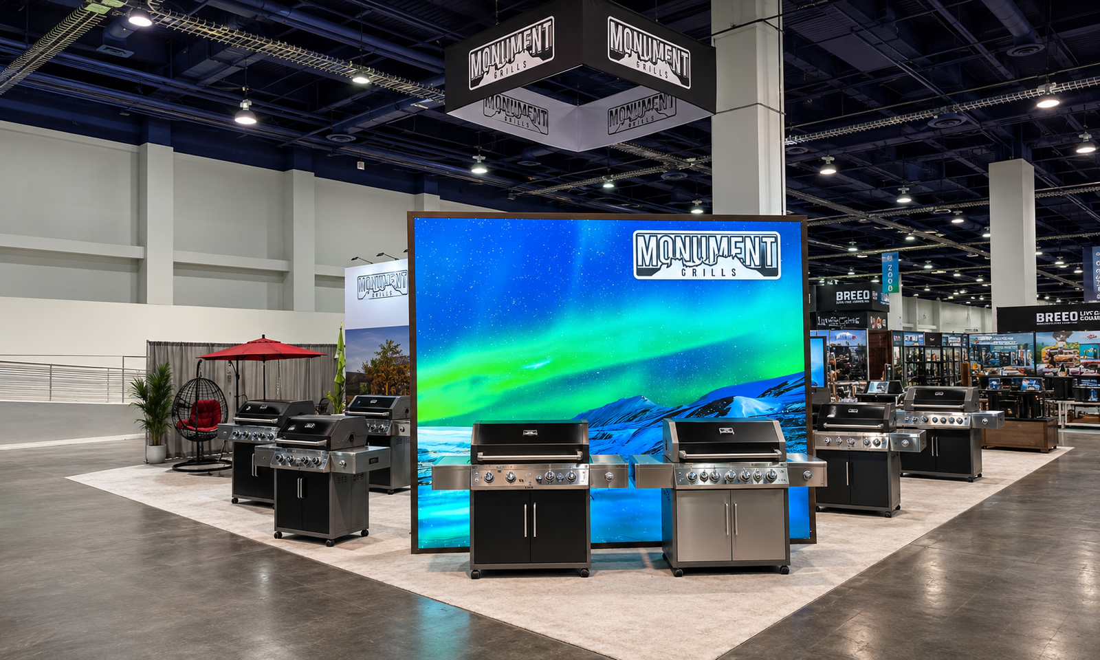 NHS 2023 30x30 Booth for Monument in Las Vegas