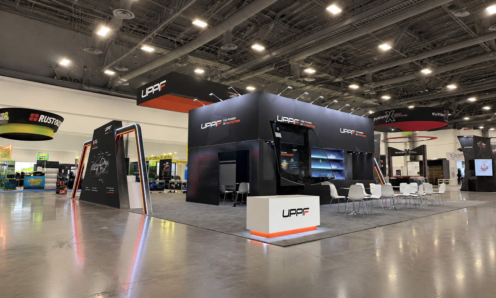 SEMA 2023 50x50 Booth for UPPF in Las Vegas