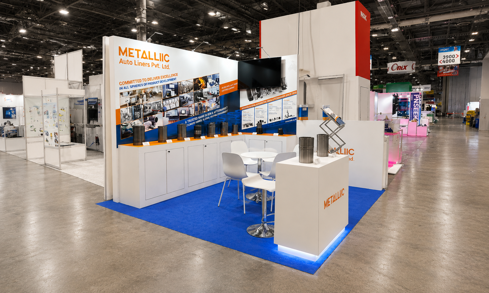 AAPEX 2023 10x10 Booth for Metalliic in Las Vegas