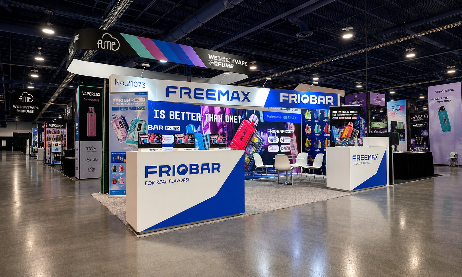 TPE 2024 10x20 Booth for Freemax in Las Vegas