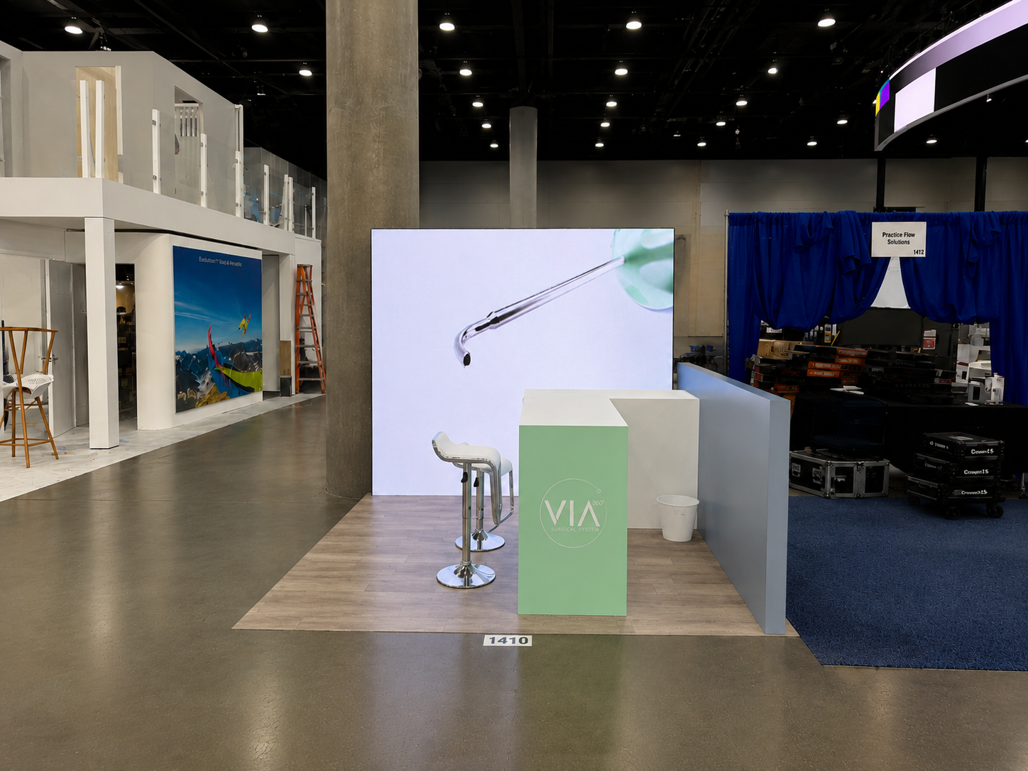 ASCRS 2025 10x10 Booth for VIA in Los Angeles
