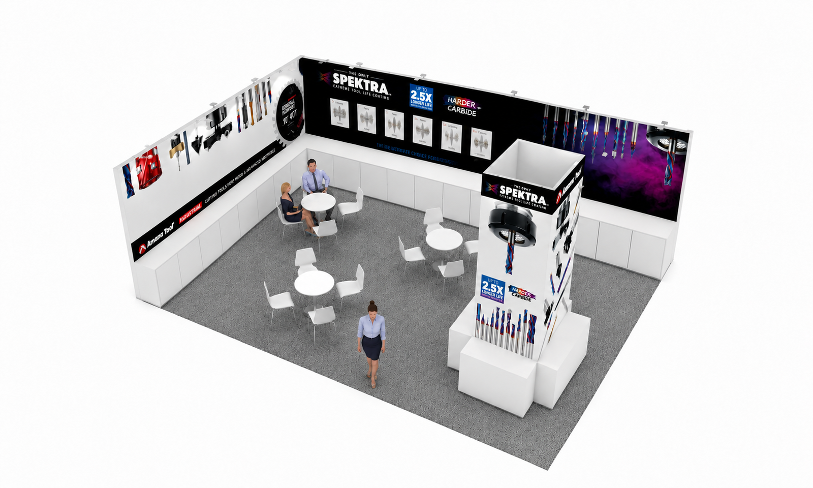 IWF 2024 20x30 Booth for Amana in Atlanta