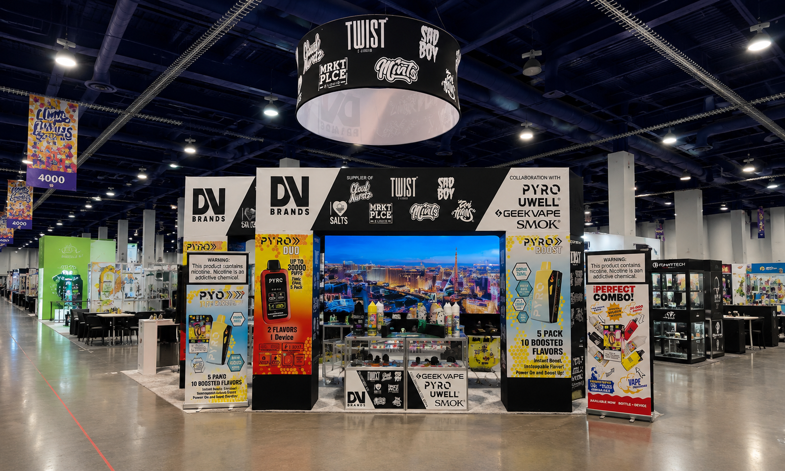 Champs 2024 20x20 Booth for Daddys in Las Vegas