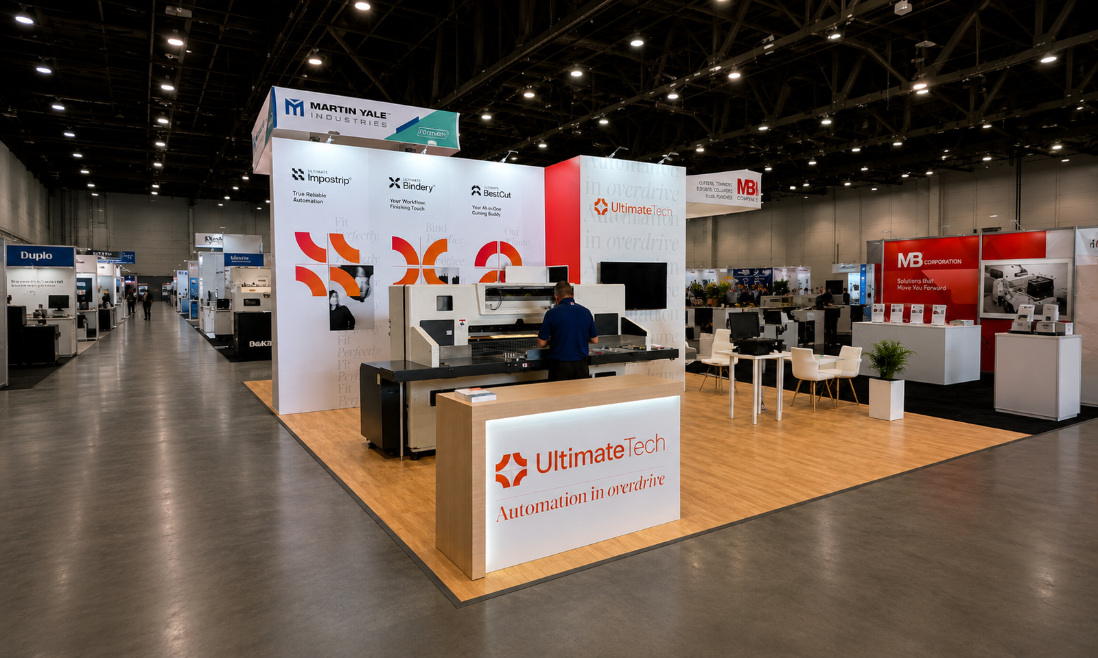 Printing United 2024 20×20 Booth for UltimateTech in Las Vegas