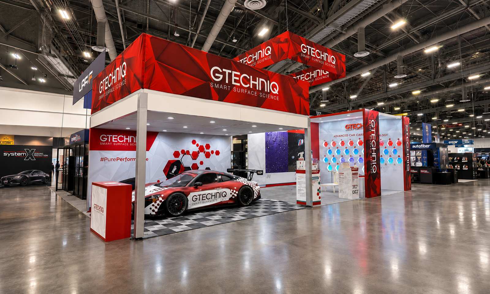 SEMA 2024 20x50 Booth for GTECGNIQ in Las Vegas