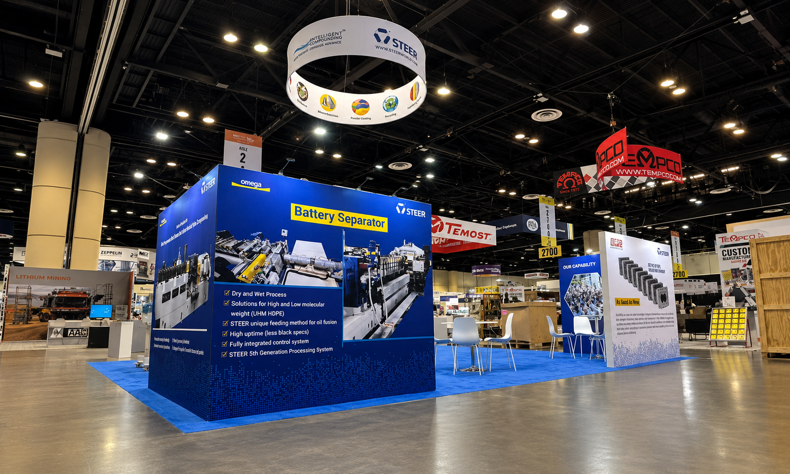 NPE 2024 30x30 Booth for STEER in Orlando