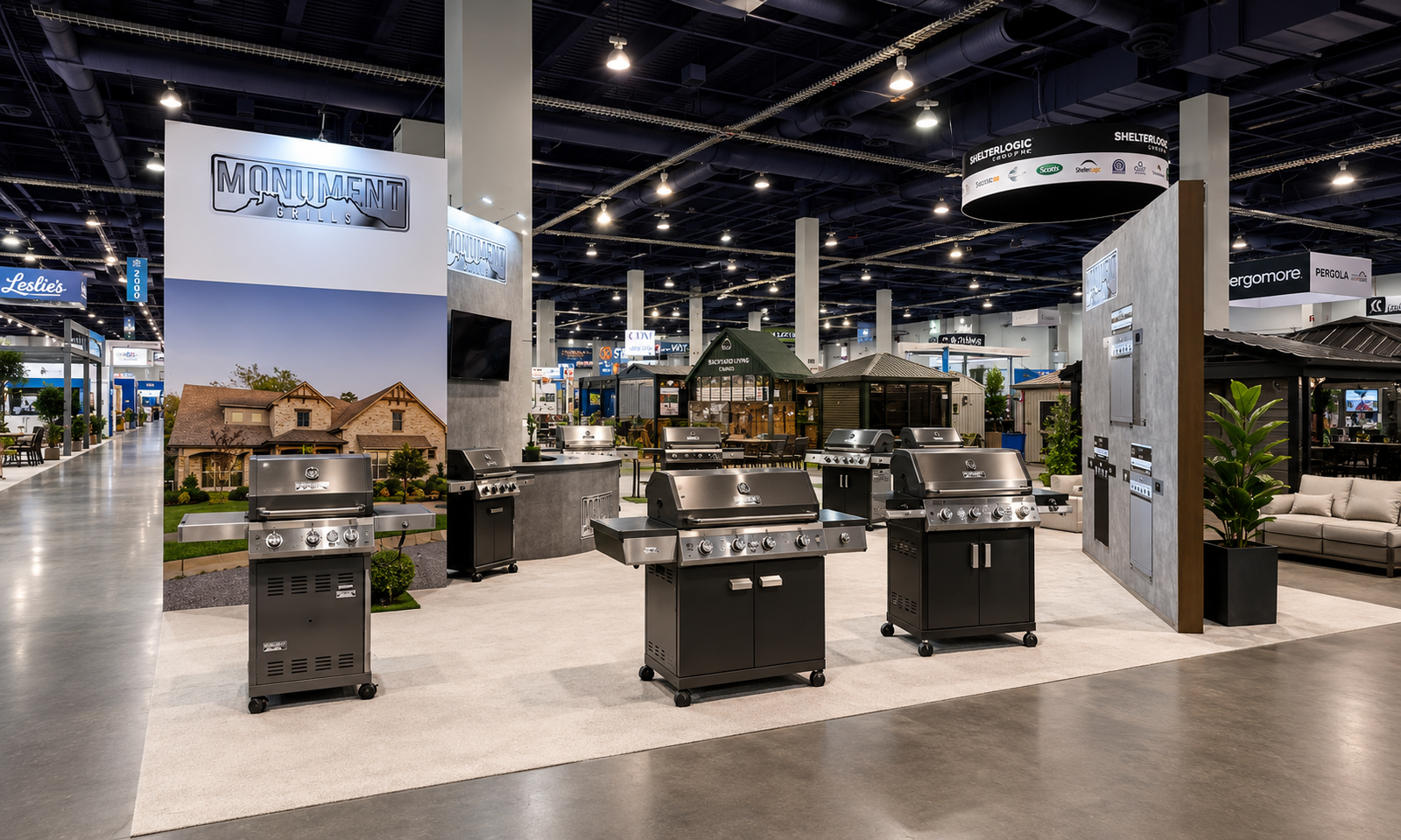 NHS 2023 30x30 Booth for Monument in Las Vegas