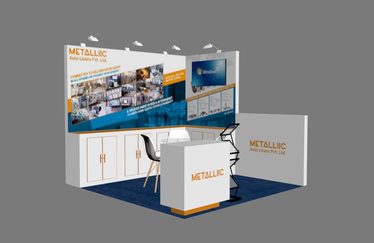 AAPEX 2023 10x10 Booth for Metalliic in Las Vegas