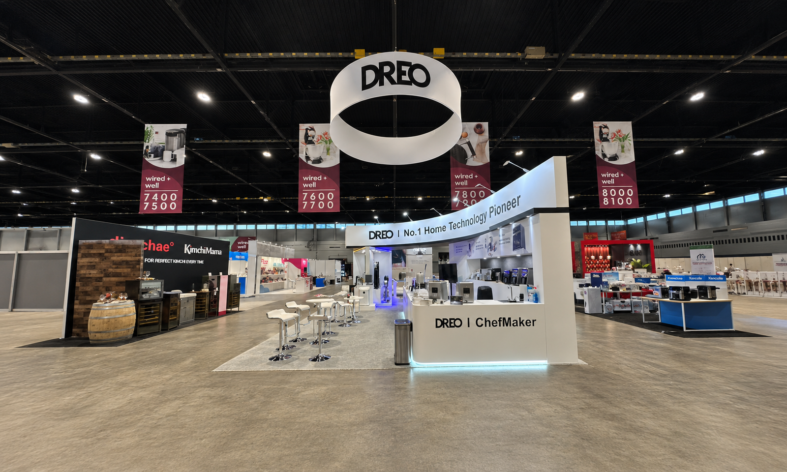 IHS 2025 20x30 Booth for DREO in Chicago
