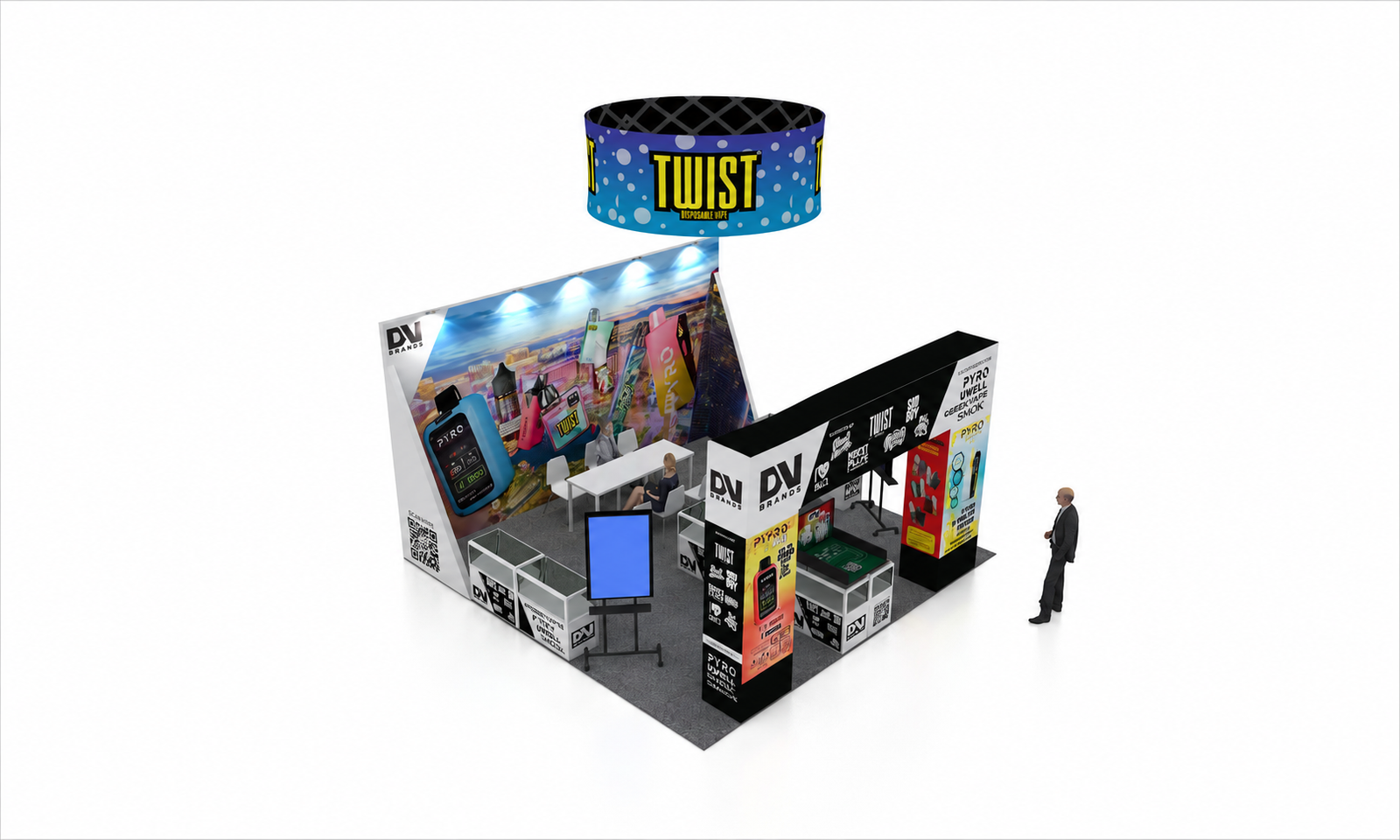 Champs 2024 20x20 Booth for Daddys in Las Vegas