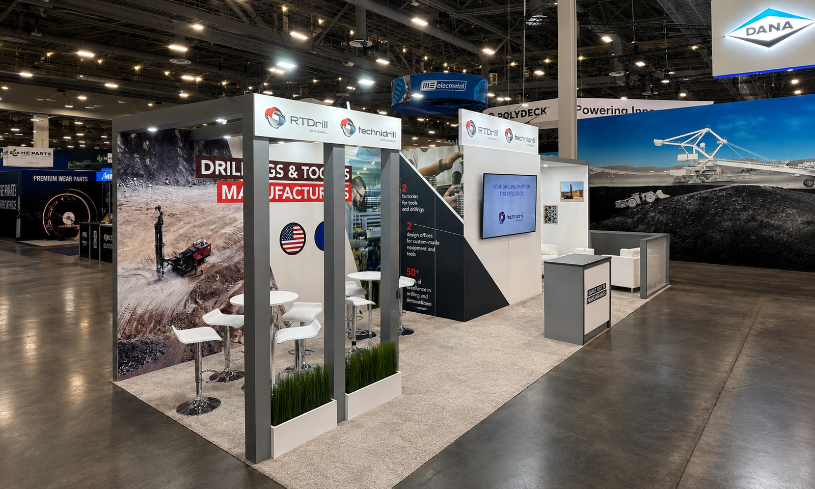 MINExpo 2024 10x30 Booth for RTDrill in Las Vegas