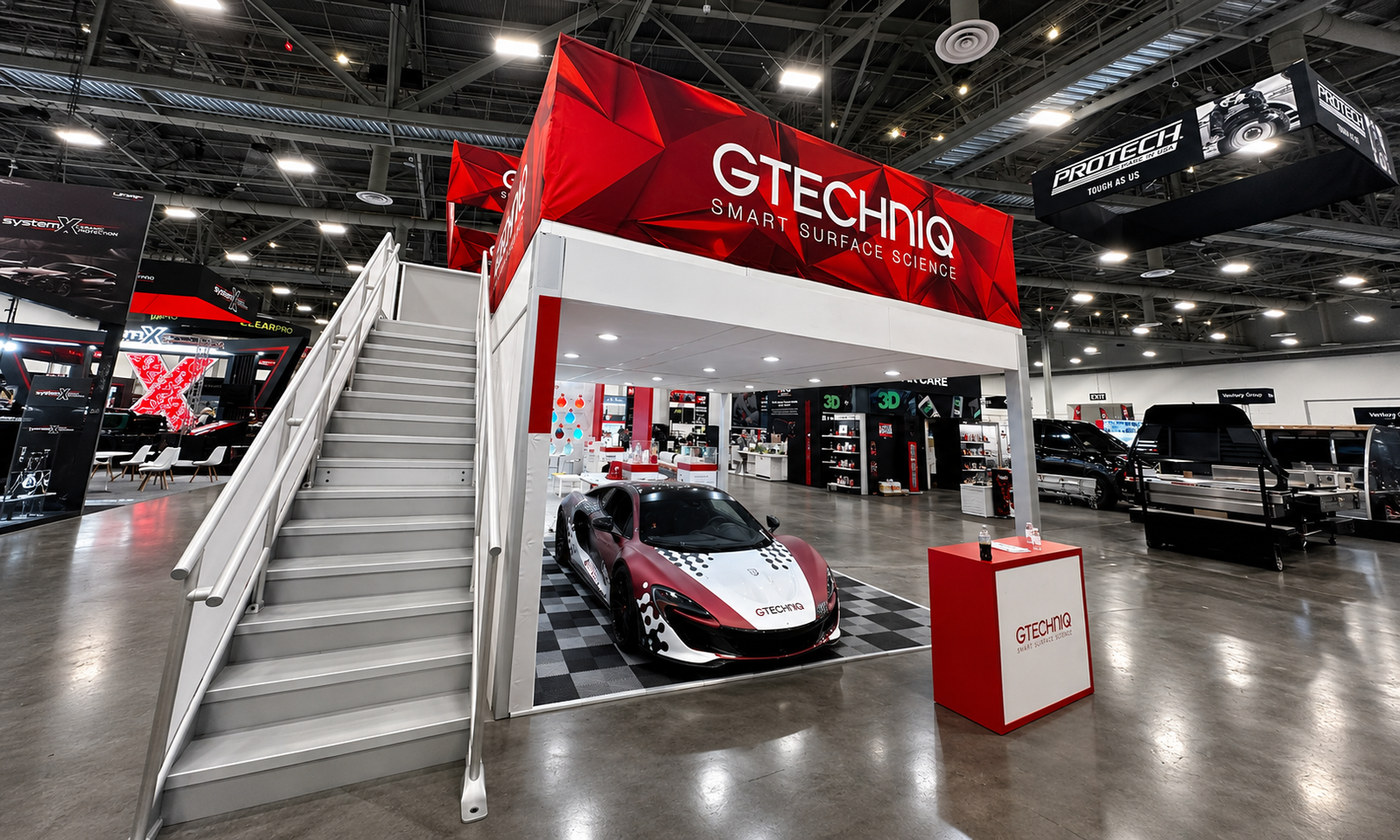 SEMA 2024 20x50 Booth for GTECGNIQ in Las Vegas