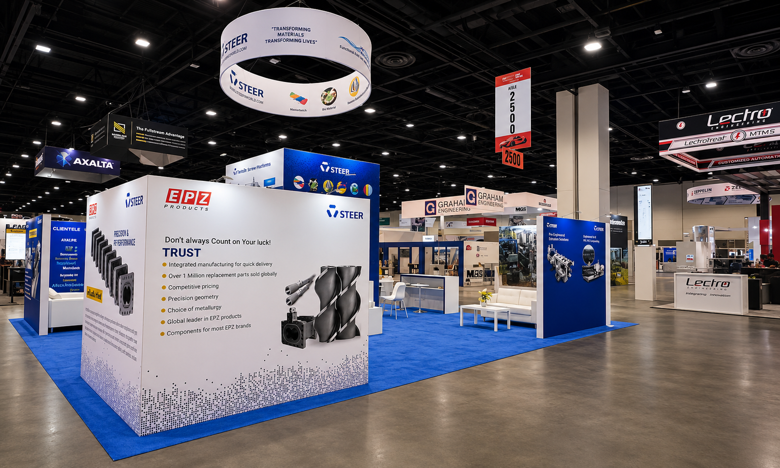 NPE 2024 30x30 Booth for STEER in Orlando