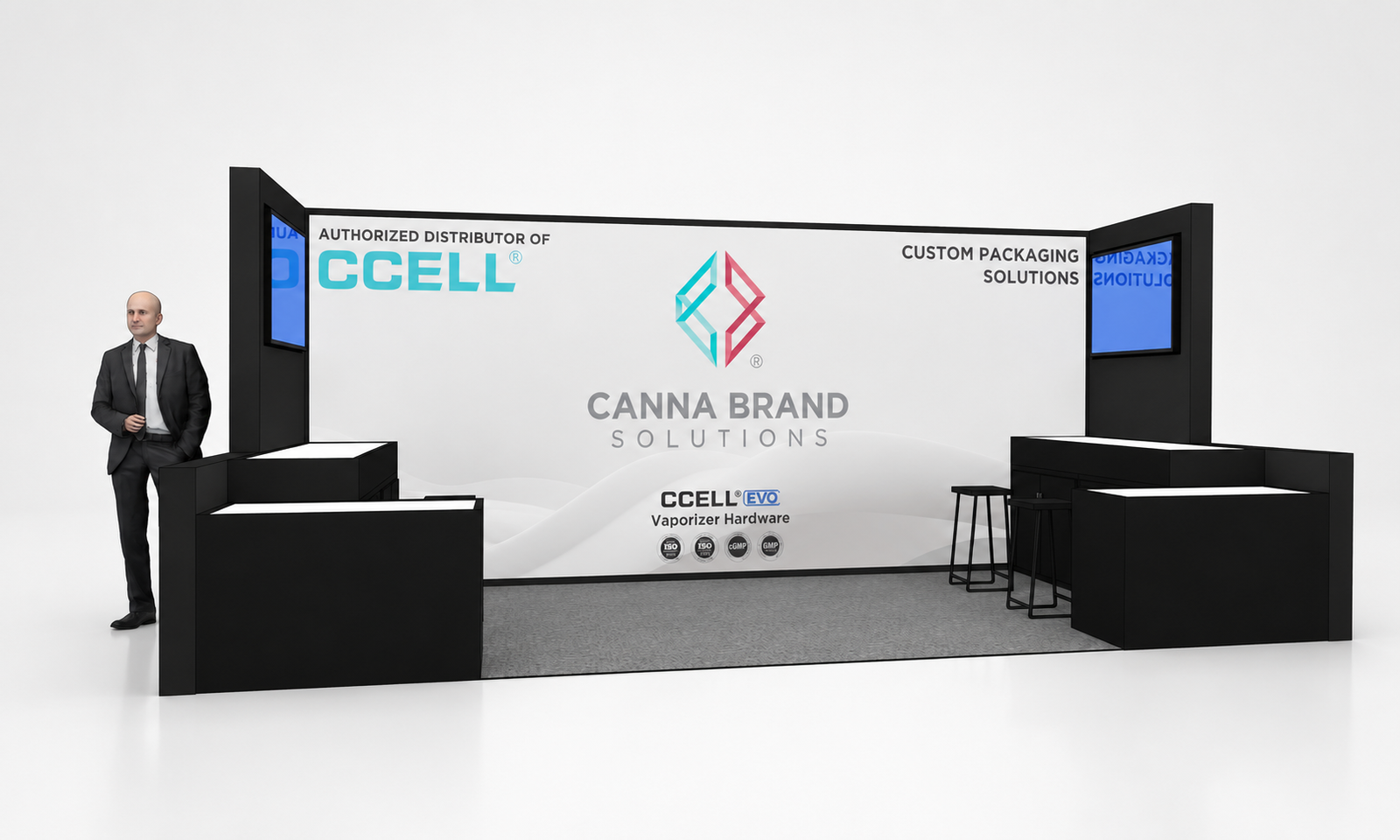 MJBizCon 2023 10x20 Booth for Canna Brand in Las Vegas