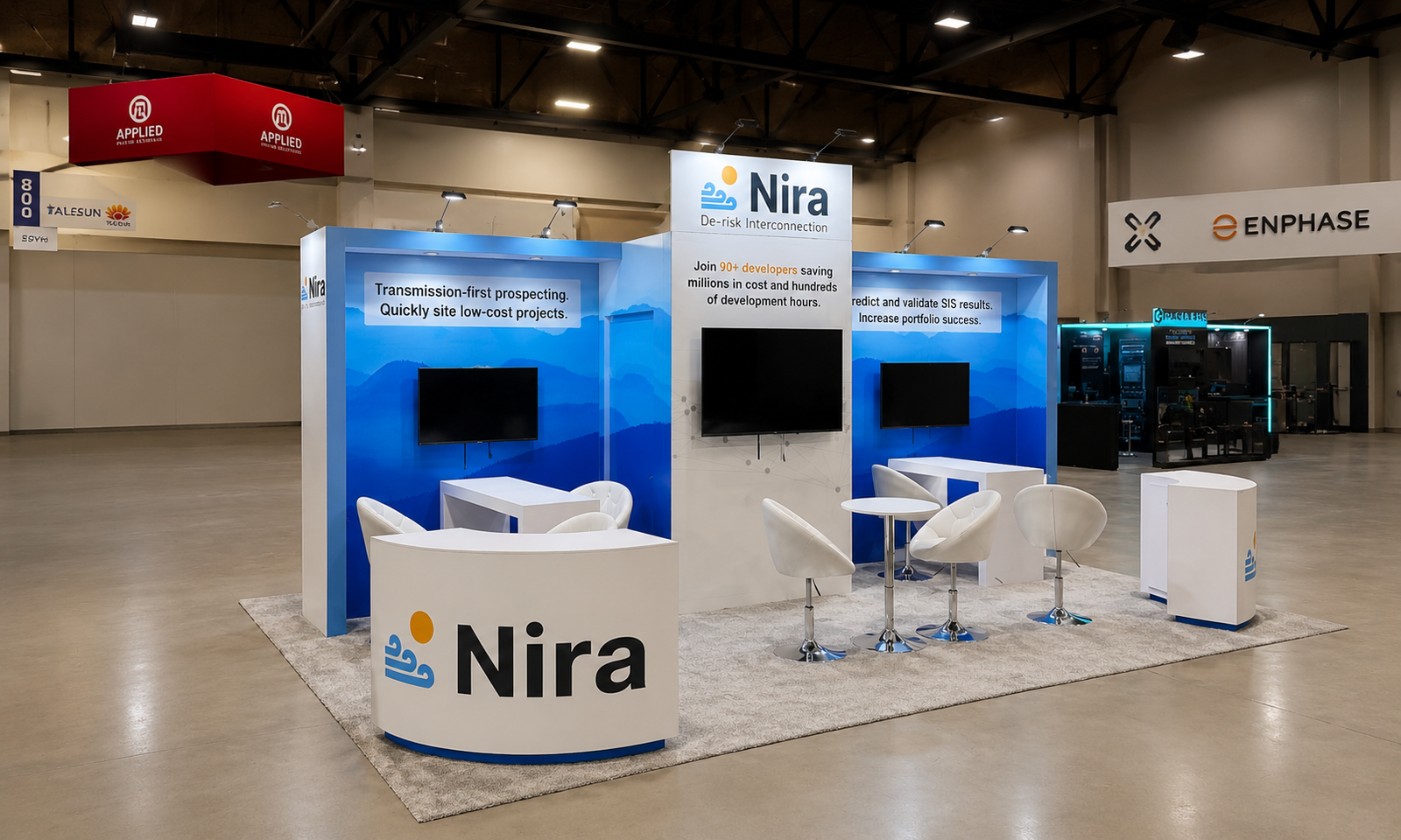 Clean power 2025 10x20 Booth for Nira in Phoenix