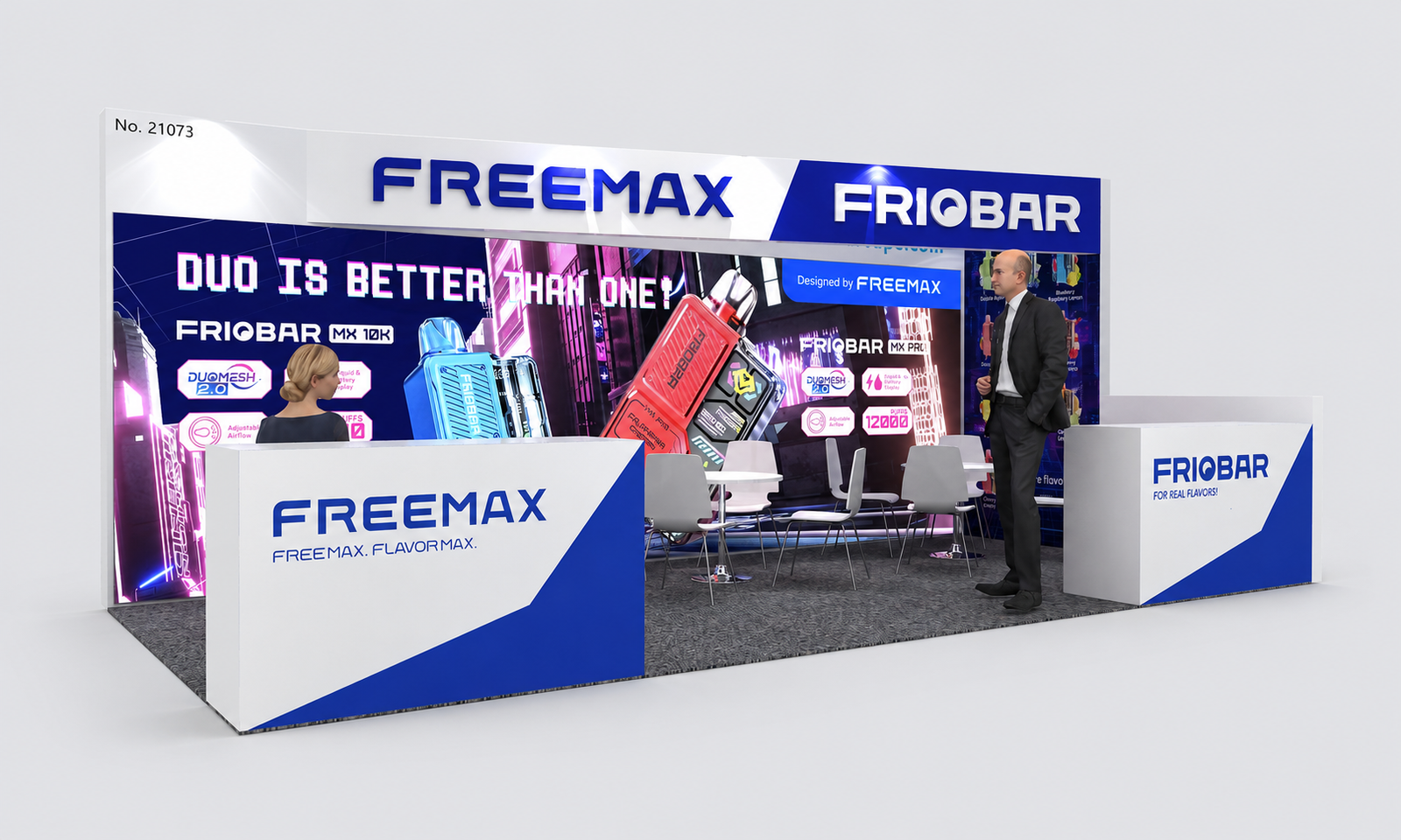 TPE 2024 10x20 Booth for Freemax in Las Vegas