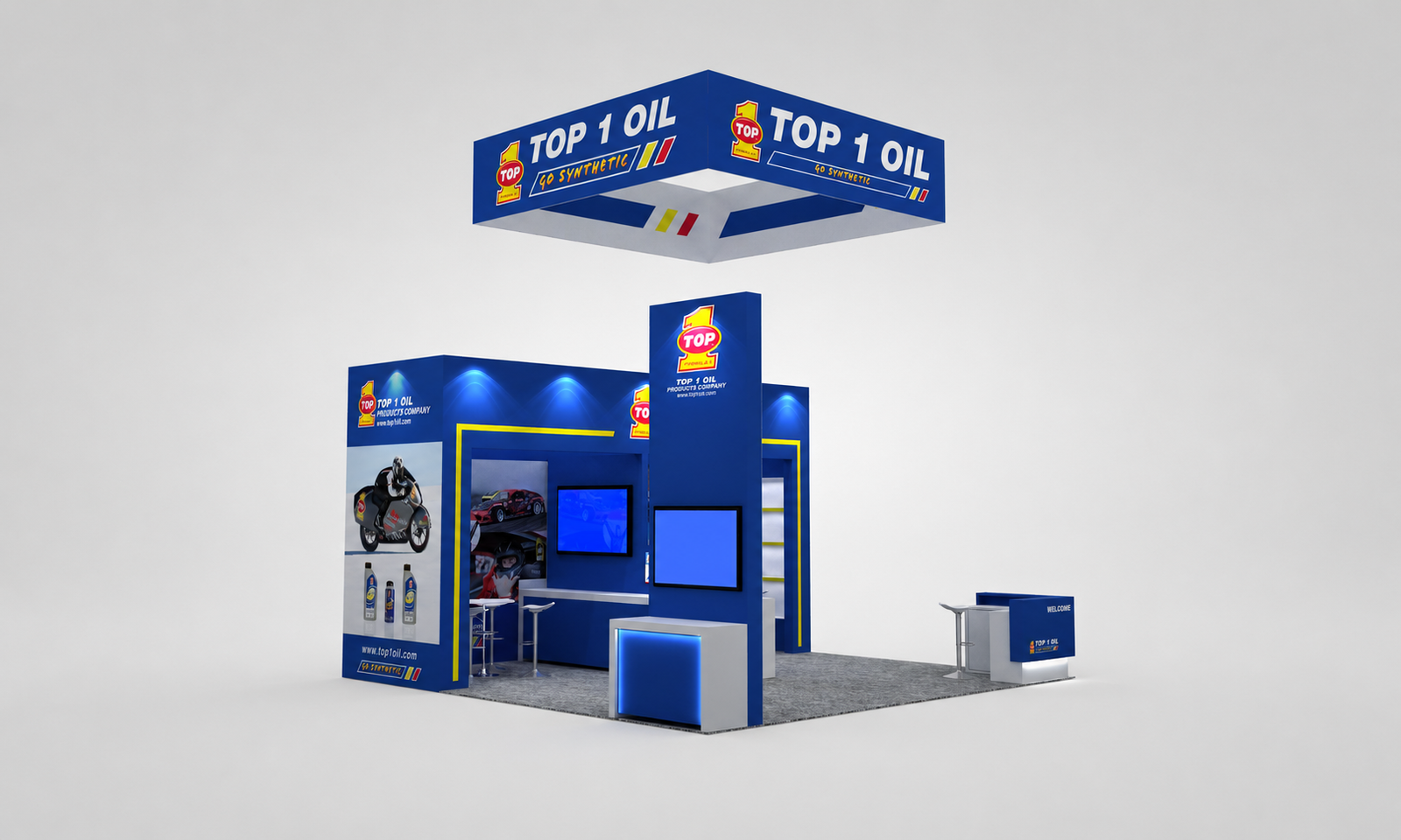 SEMA 2024 20x20 Booth for Top 1 Oil in Las Vegas