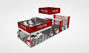 SEMA 2024 20x50 Booth for GTECGNIQ in Las Vegas