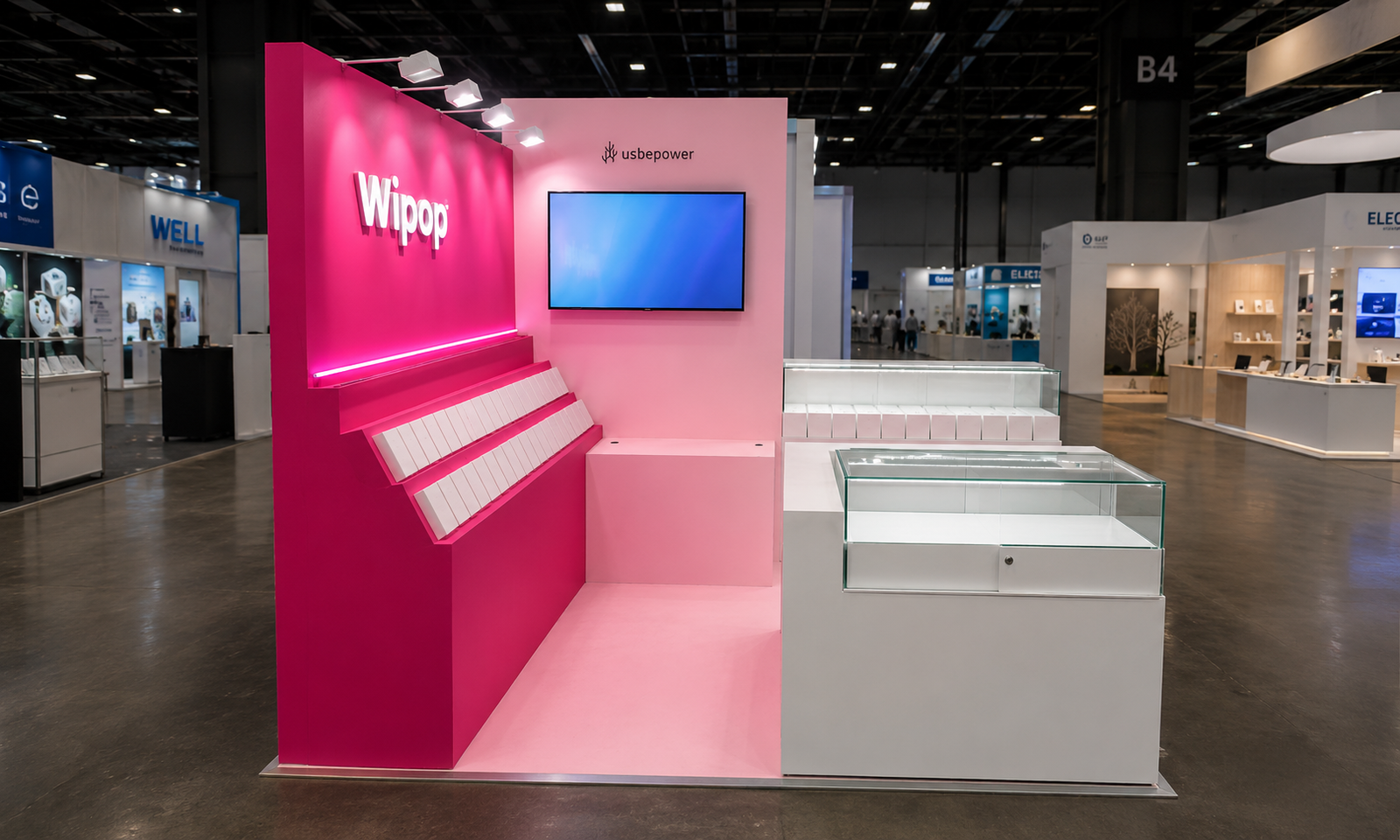 CES 2020 10x10 Booth for WIPOP in Las Vegas