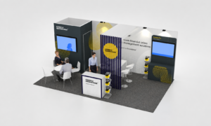 Fintech 2022 10x20 Booth for Complyadvantage in Las Vegas