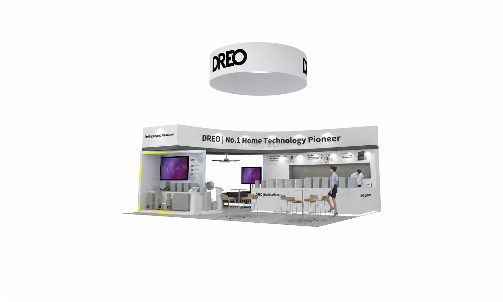 IHS 2025 20x30 Booth for DREO in Chicago