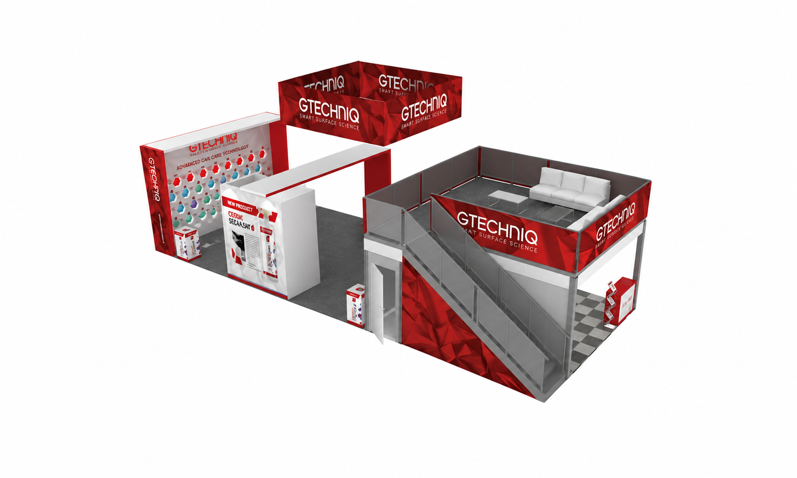 SEMA 2024 20x50 Booth for GTECGNIQ in Las Vegas