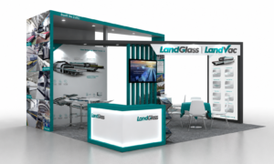 GLASSBUILD 2024 20x20 Booth for LandGlass in Dallas
