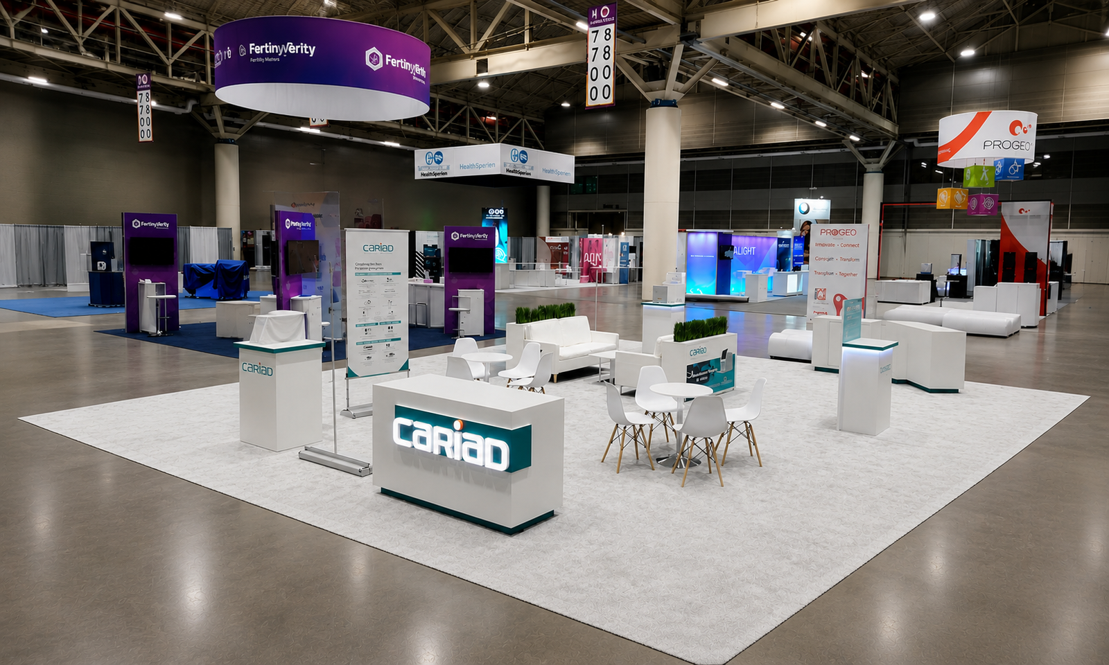 ASRM 2023 20x30 Booth for Cariad Medical in New Orleans