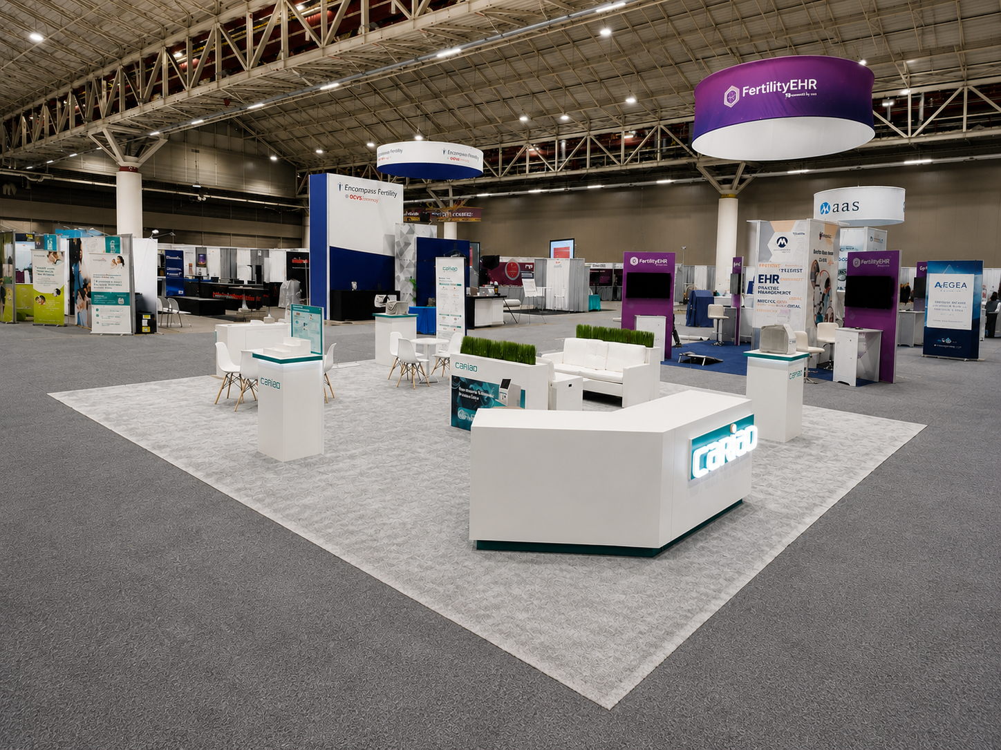 ASRM 2023 20x30 Booth for Cariad Medical in New Orleans