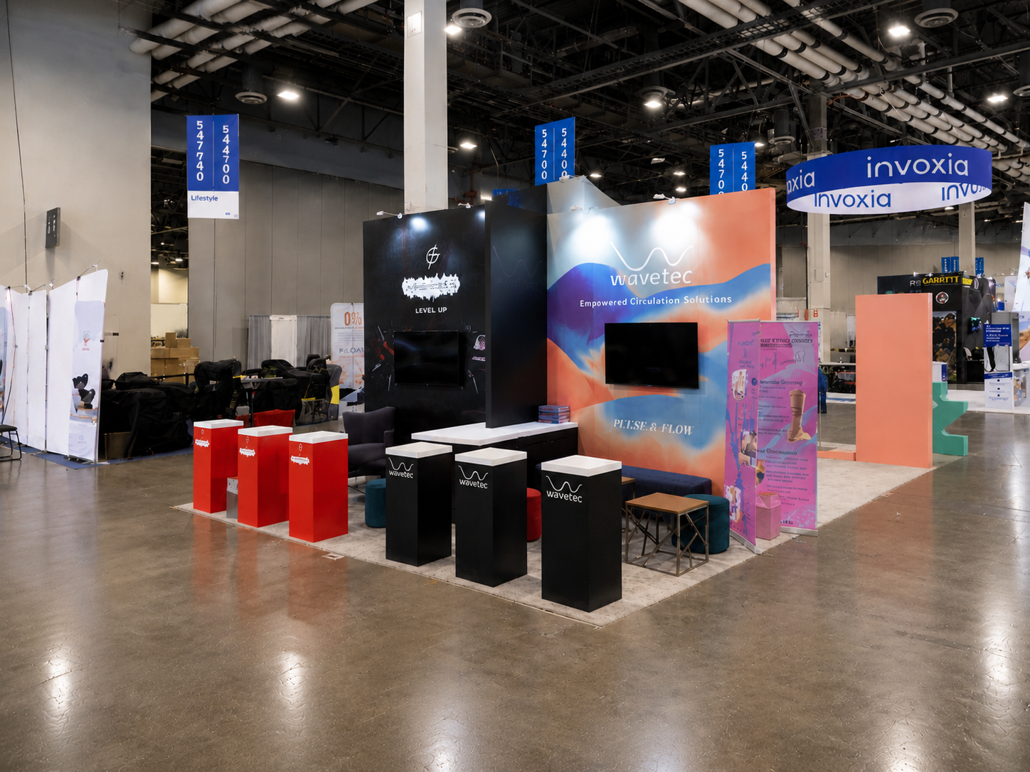 CES 2022 20x30 Booth for Softmatter in Las Vegas