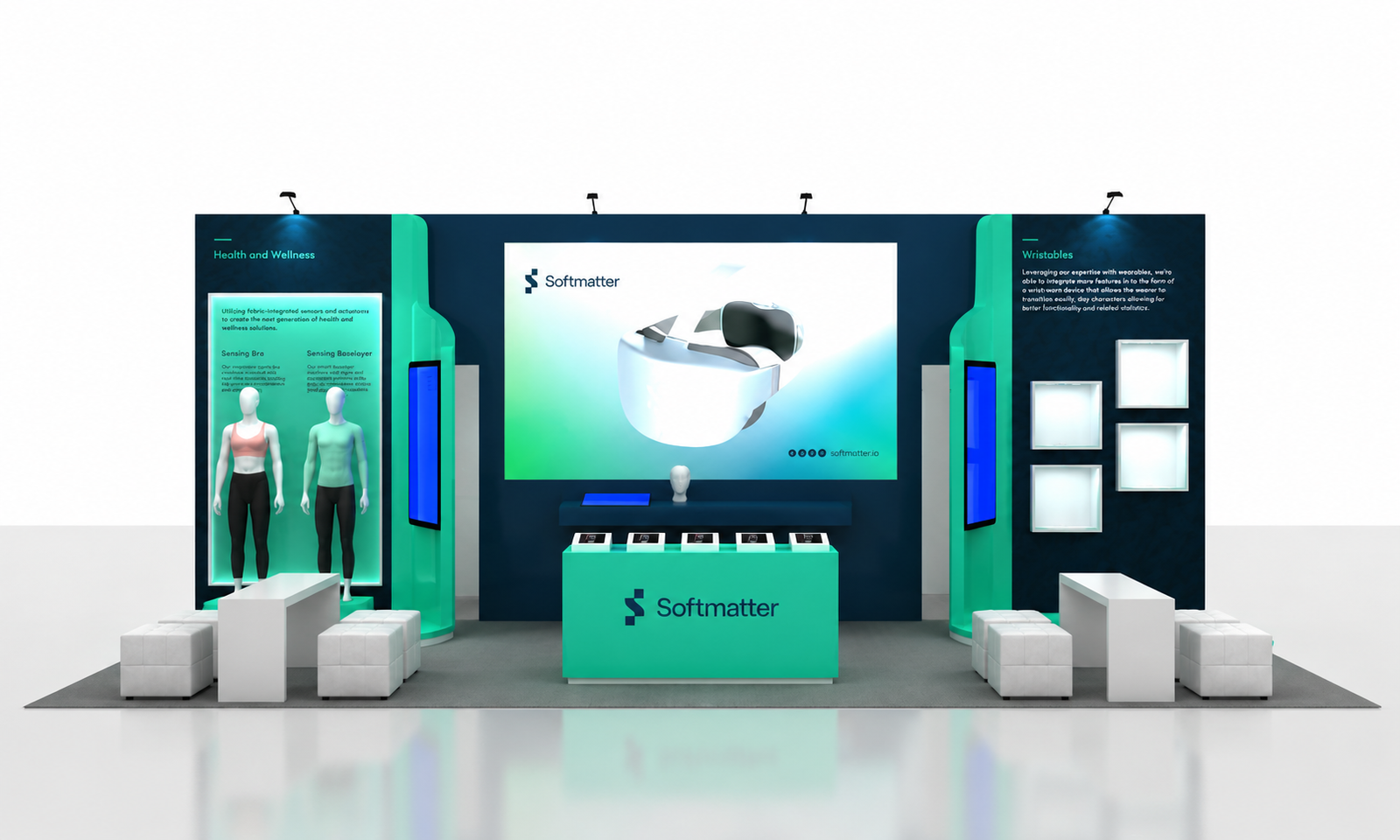 CES 2023 10x20 Booth for Softmatter in Las Vegas