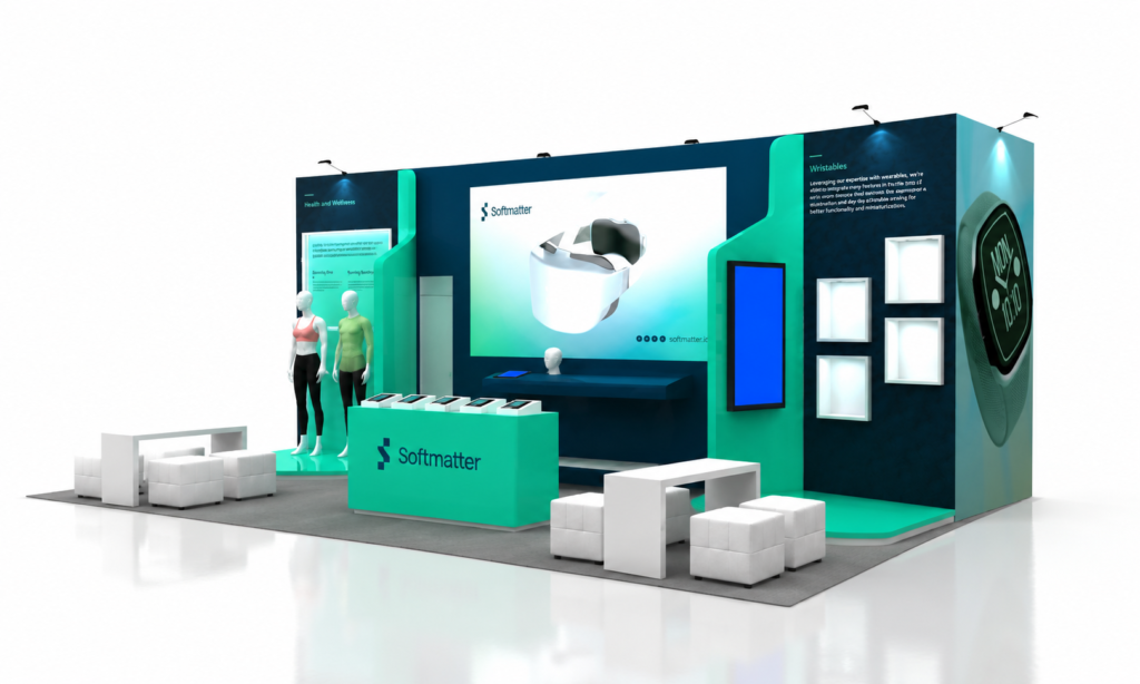 CES 2023 10×20 Booth for Softmatter in Las Vegas