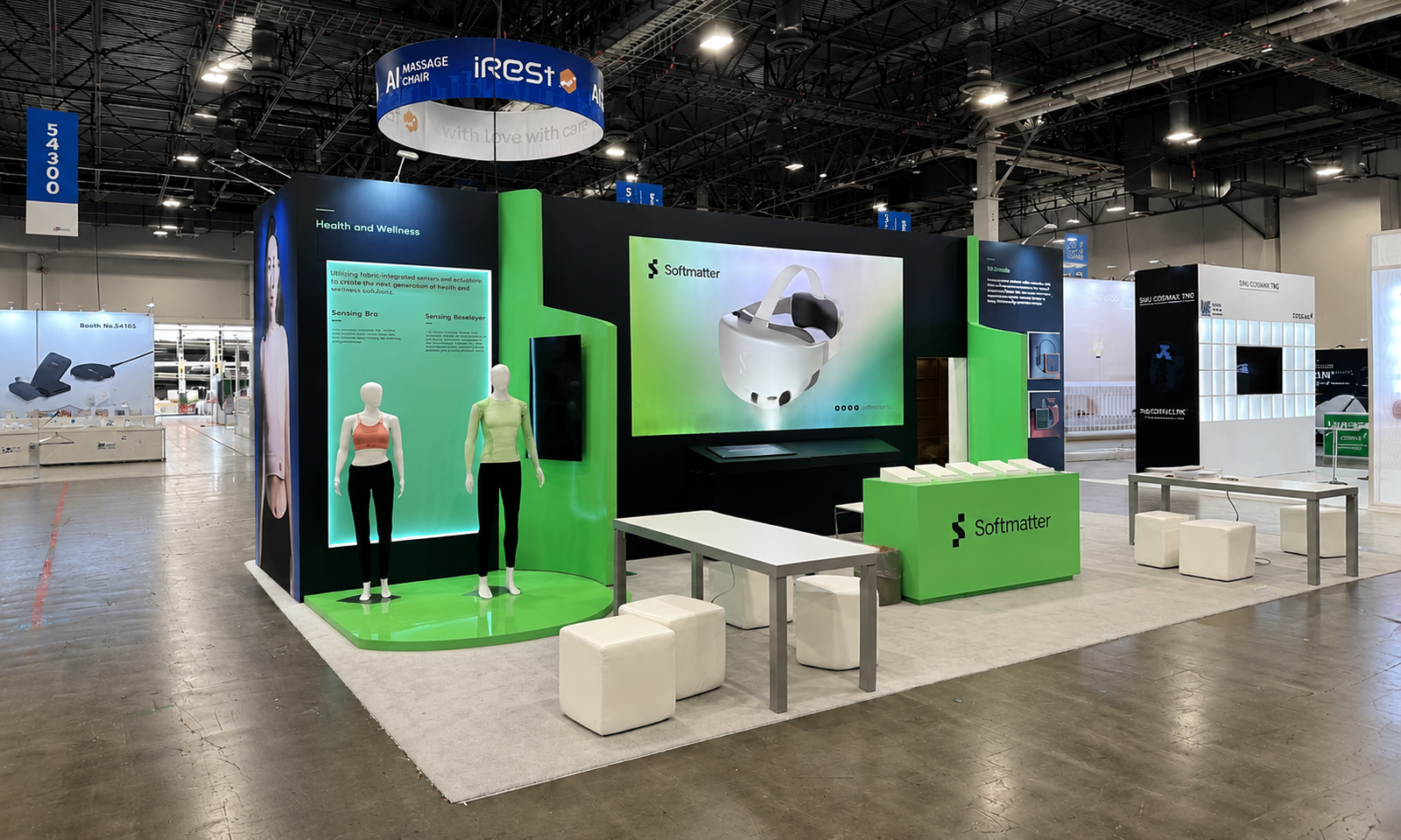 CES 2023 10x20 Booth for Softmatter in Las Vegas