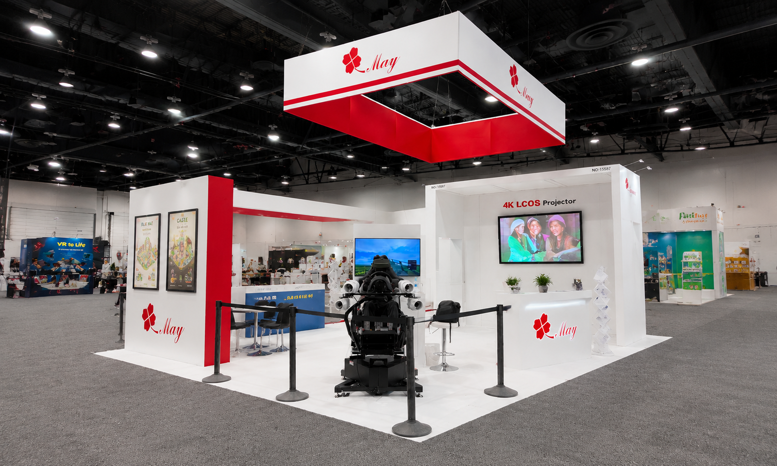 CES 2024 20x30 Booth for MAY in Las Vegas