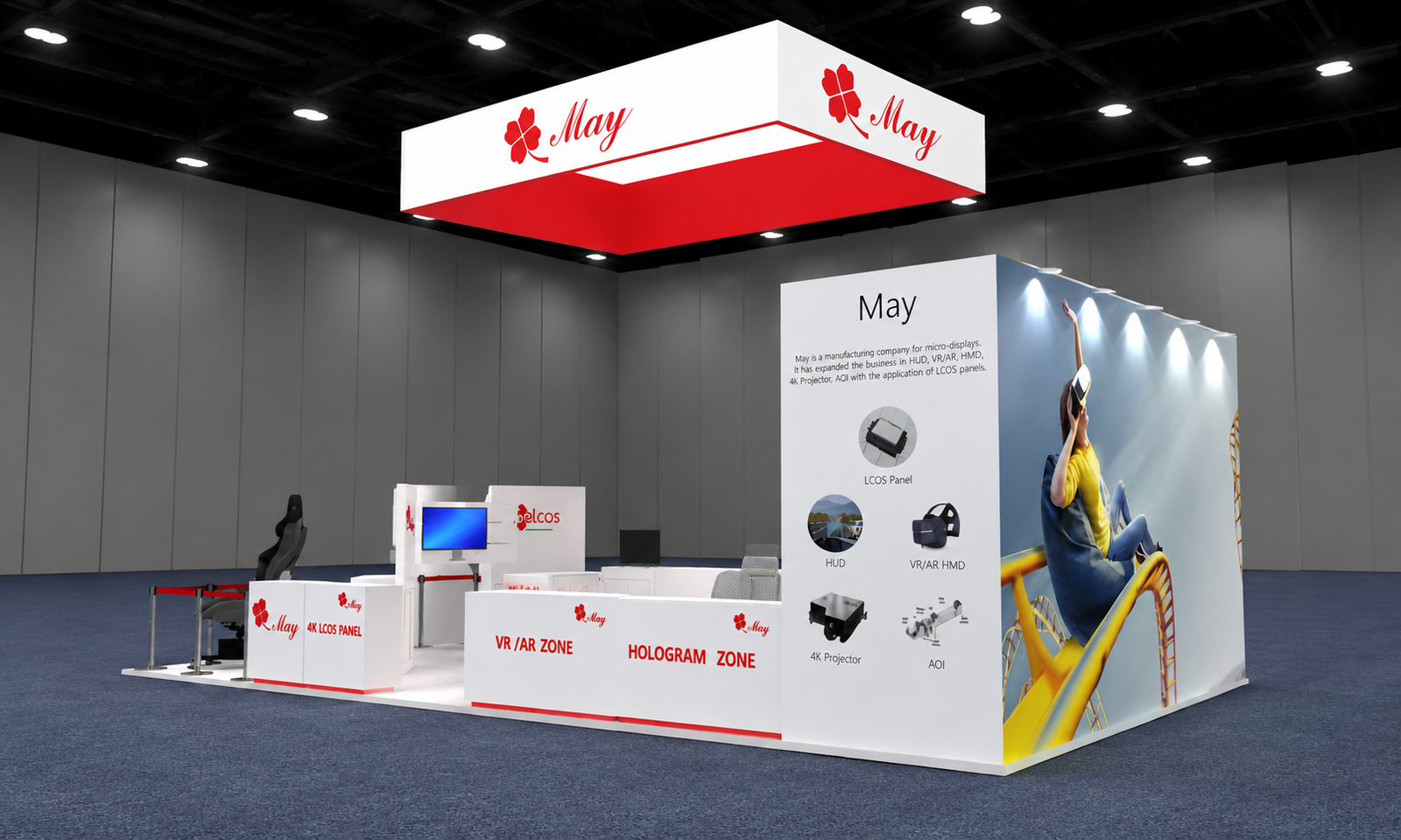 CES 2024 20x30 Booth for MAY in Las Vegas