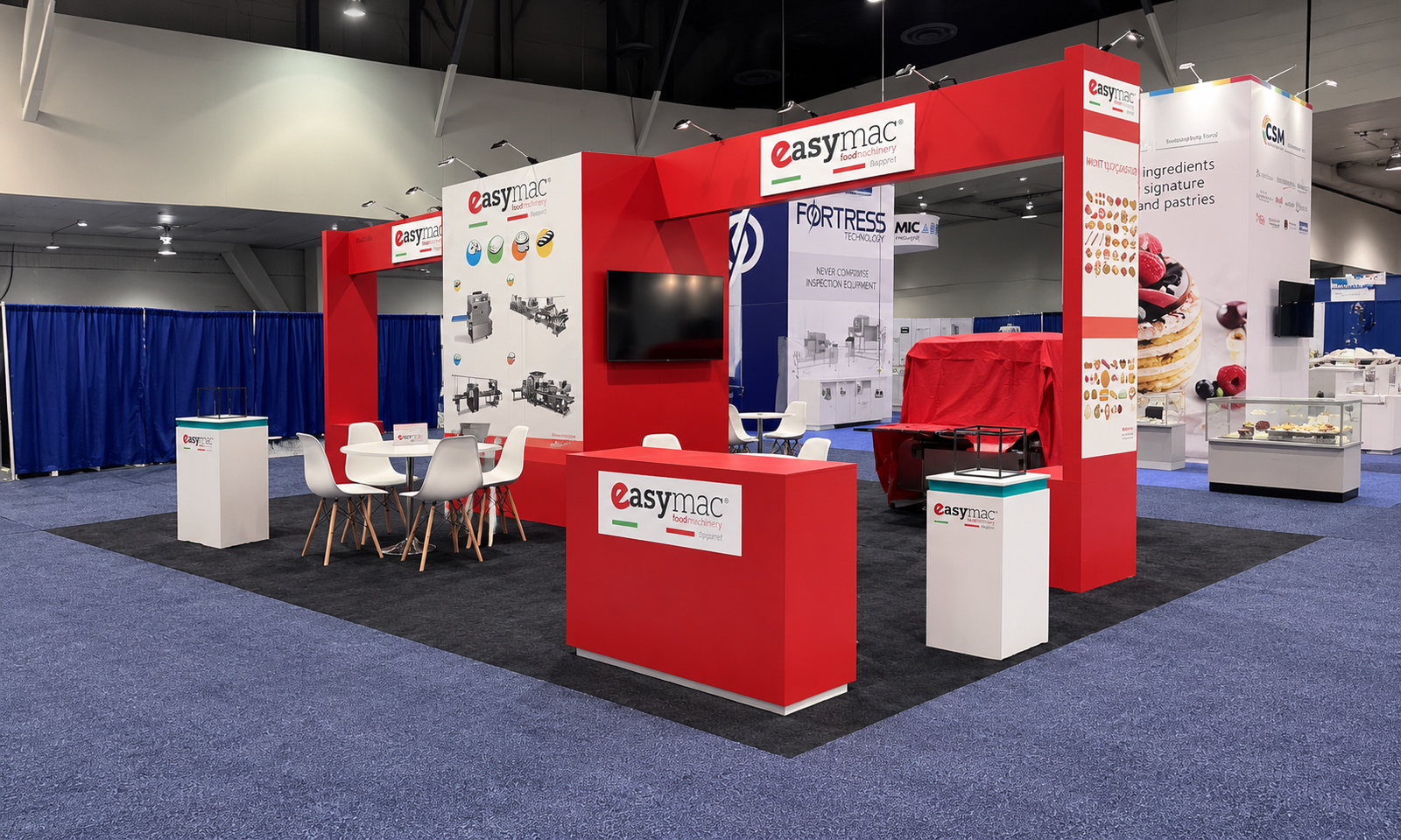 IBIE 2019 20x30 Booth for Easy Mac in Las Vegas