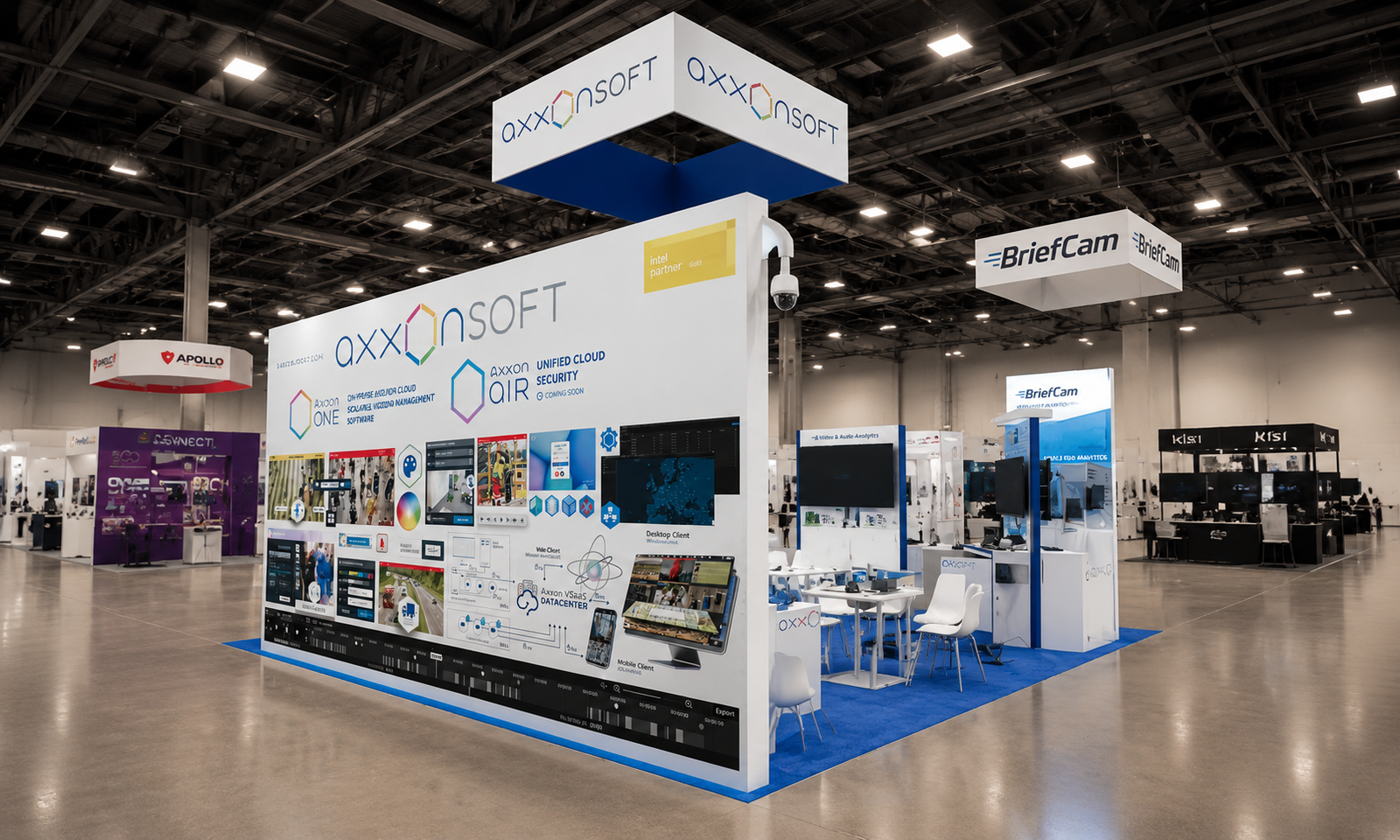 ISC West 2024 20x20 Booth for AxxonSoft