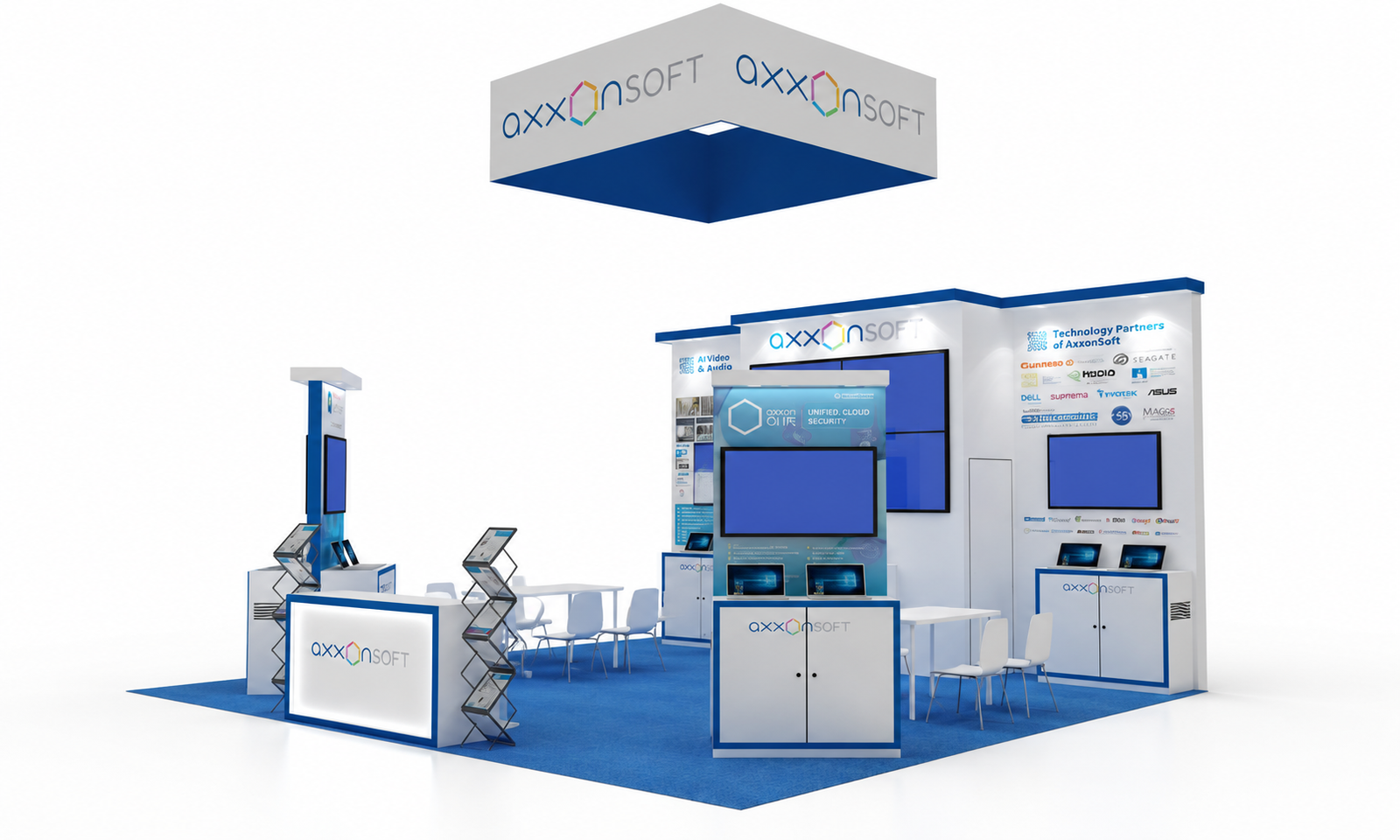 ISC West 2024 20x20 Booth for AxxonSoft