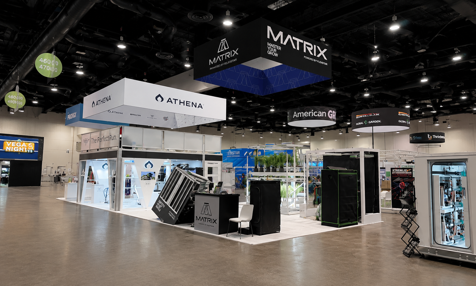 MJBizCon 2023 20x20 Booth for FLEXSTAR in Las Vegas