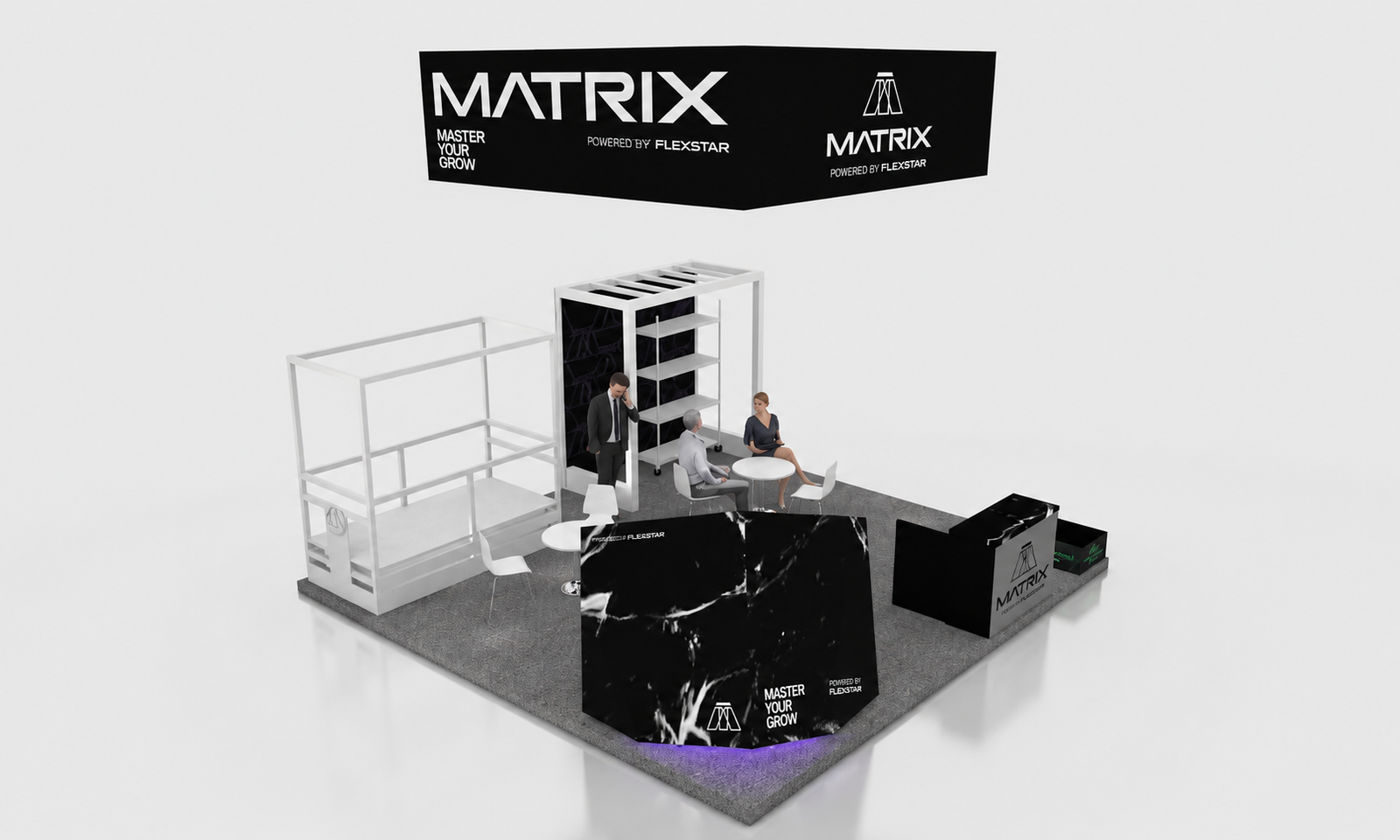 MJBizCon 2023 20x20 Booth for FLEXSTAR in Las Vegas