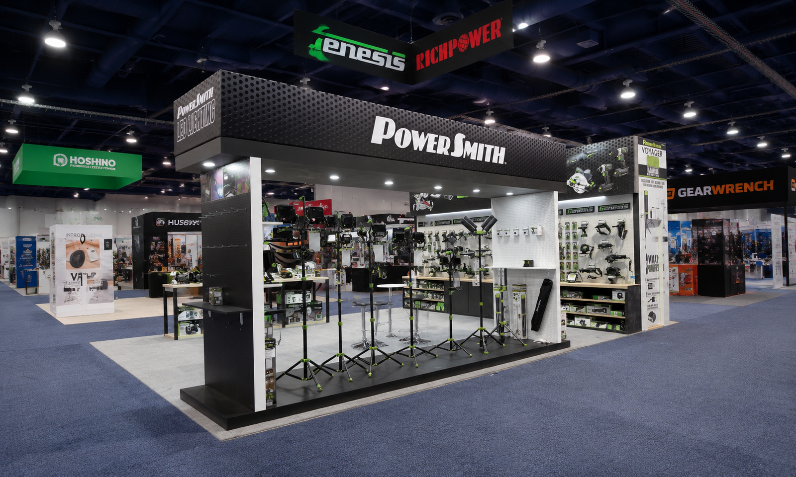 NHS 2023 20x30 Booth for Richpower in Las Vegas