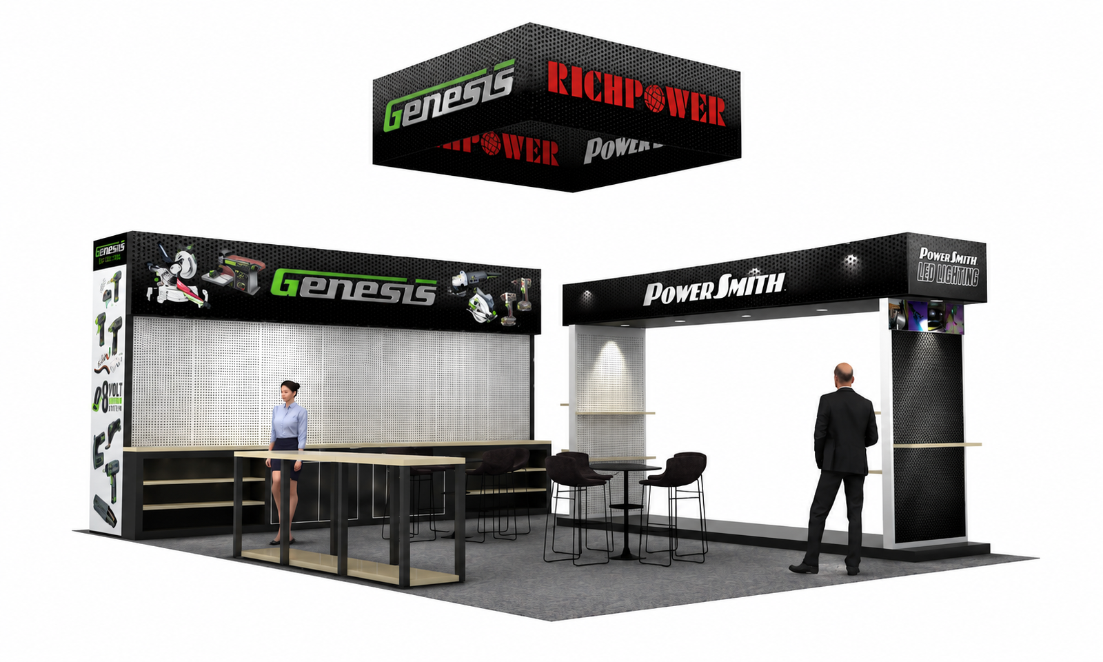 NHS 2023 20x30 Booth for Richpower in Las Vegas