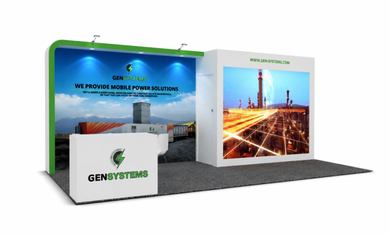 POWER GEN 2024 20×20 Booth for Gensystems in New Orleans