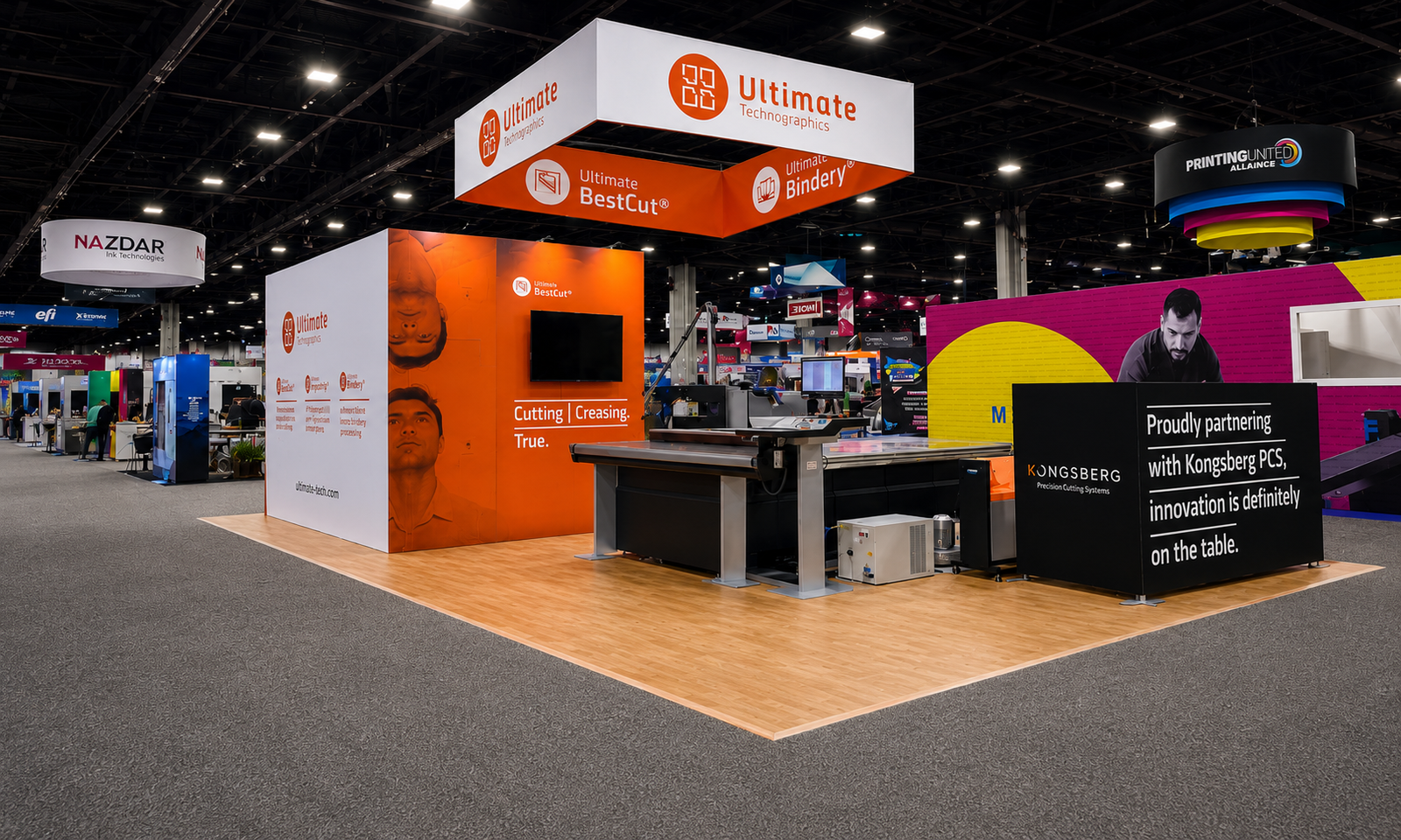 Printing United 2023 20x40 Booth for Ultimate in Atlanta